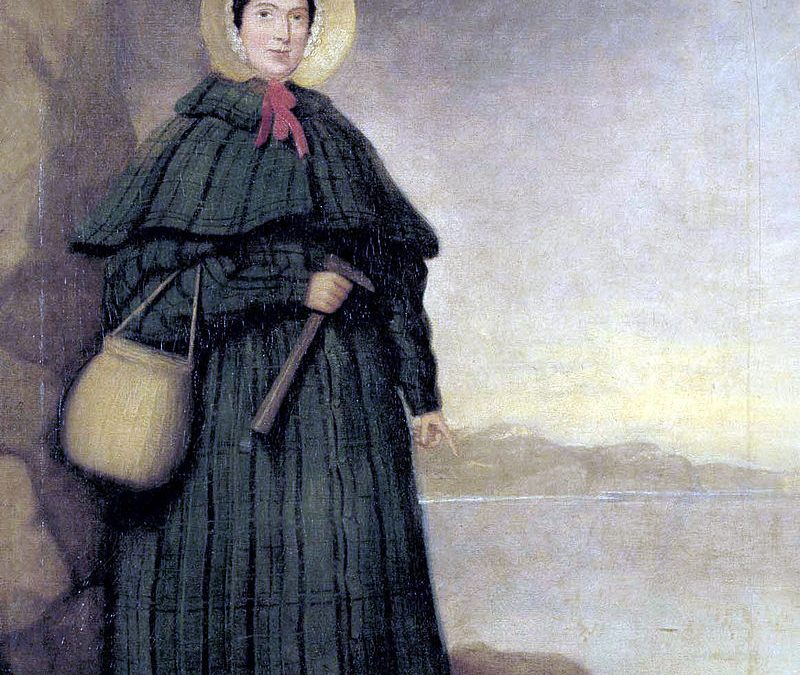 The girl struck by lightening found a Plesiosaurus